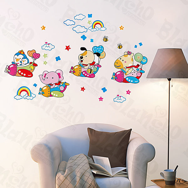 Animal Friends-3 - Wall Decals Stickers Appliques Home Decor